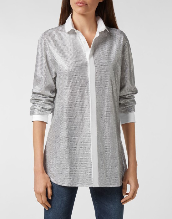 рубашка классическая  из америки вид сбоку