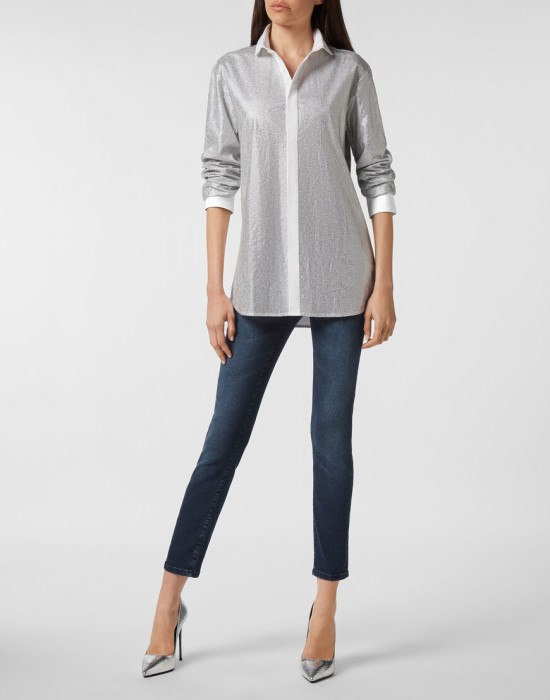 рубашка классическая  из проверенных материалов спереди