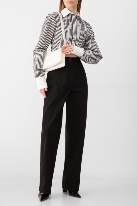 рубашка maxmara модель abano из хлопка спереди