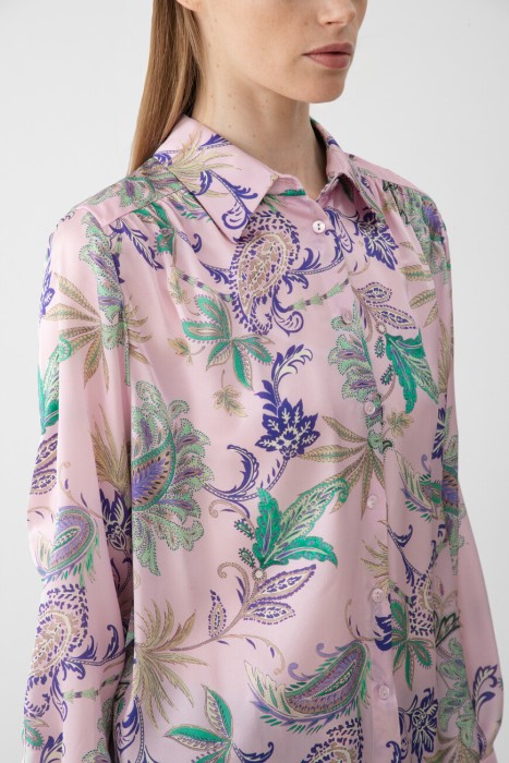 рубашка  модель boccale из италии вид сбоку