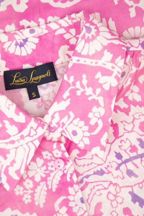 рубашка  модель bonifico из хлопка спереди