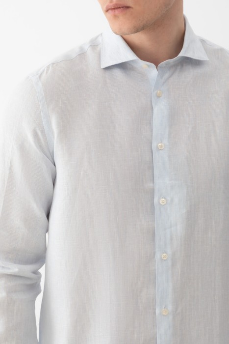 рубашка  модель из коллекции «ривьера» (`riviera`) из италии вид сбоку