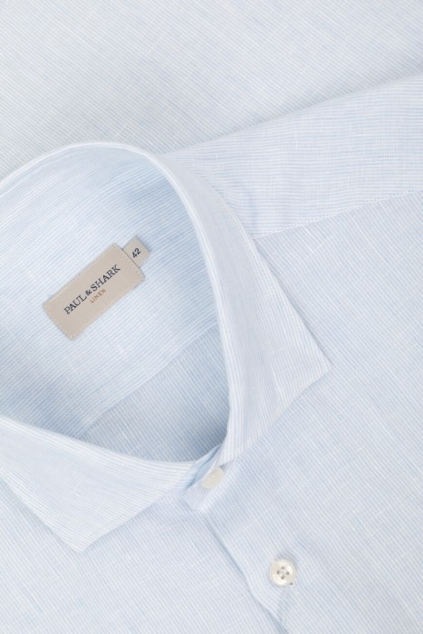 рубашка  модель из коллекции «ривьера» (`riviera`) из проверенных материалов спереди