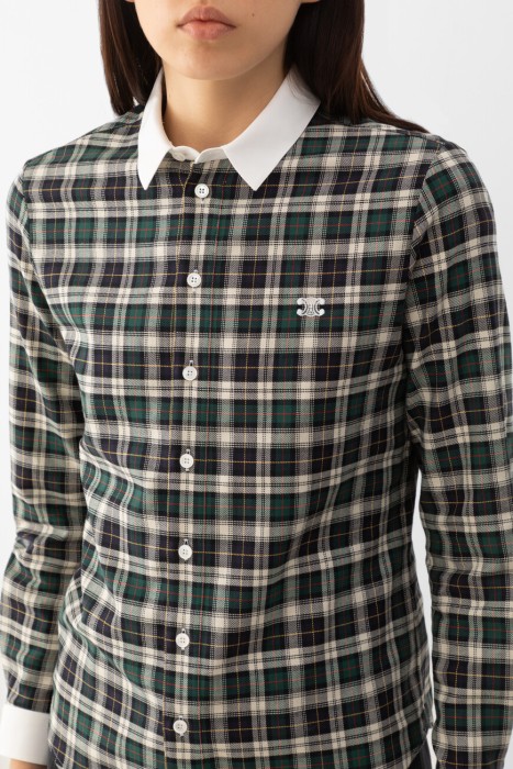 рубашка  модель mia из франции вид сбоку