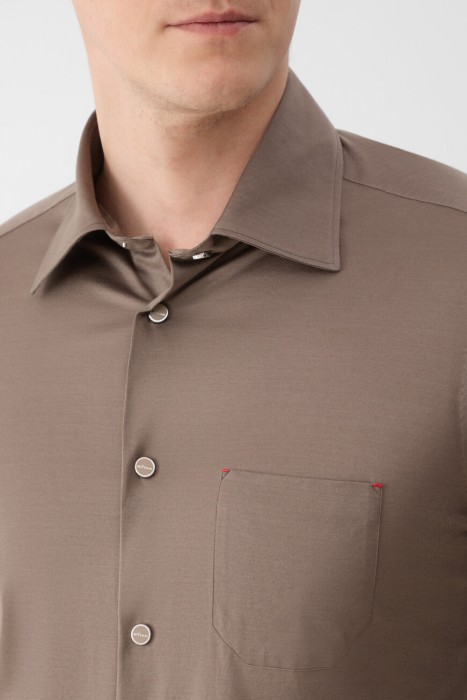 рубашка  модель «нерано» (`nerano`) из италии вид сбоку