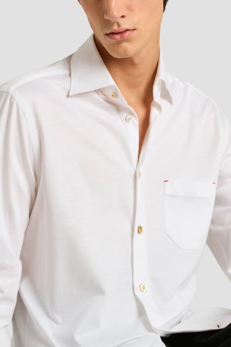 рубашка  модель «нерано» (`nerano`) из италии вид сбоку