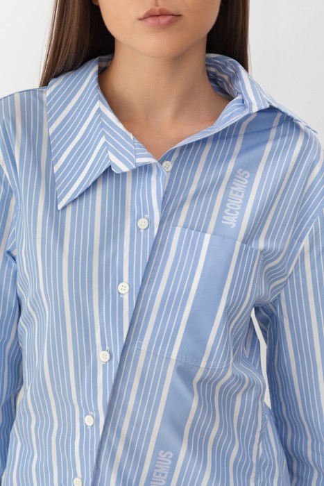 рубашка  модель pablo из франции вид сбоку