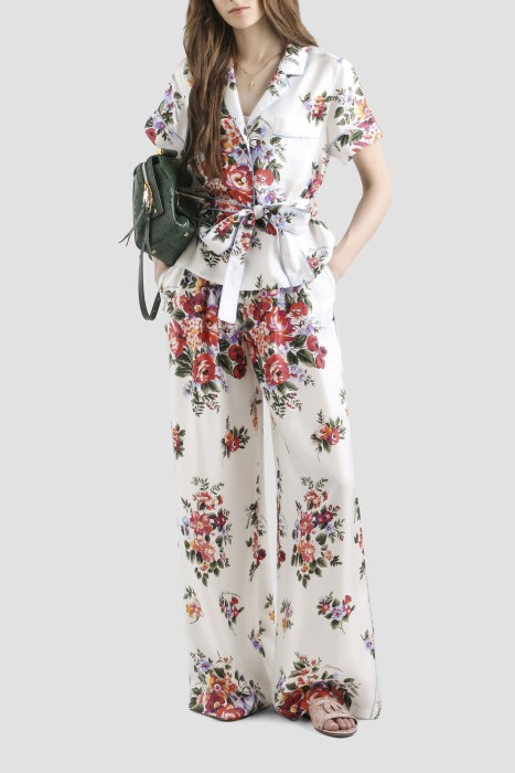 рубашка  модель vanity из шелка спереди