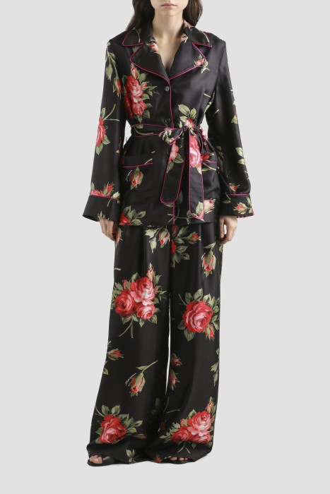 рубашка  модель vanity из шелка спереди