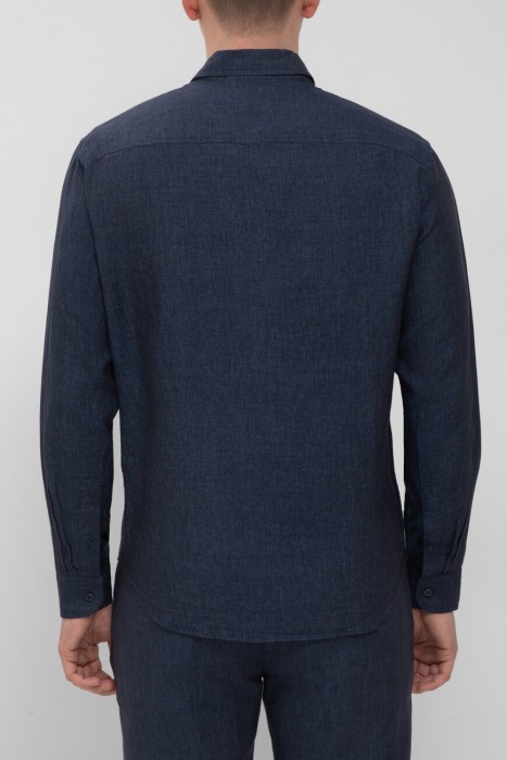 рубашка-овершот  от бренда paul&shark вид слева