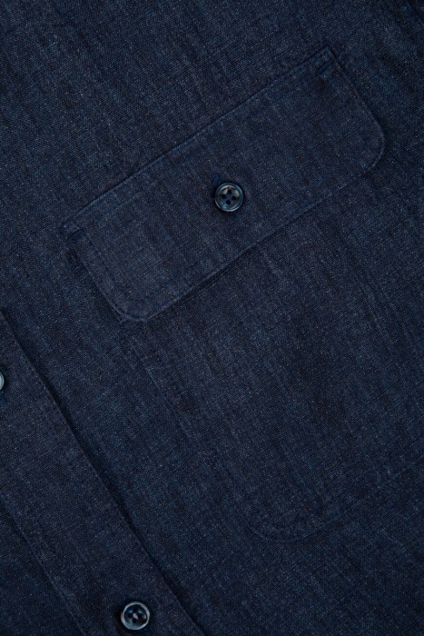 рубашка-овершот  повседневного стиля с лицевой стороны