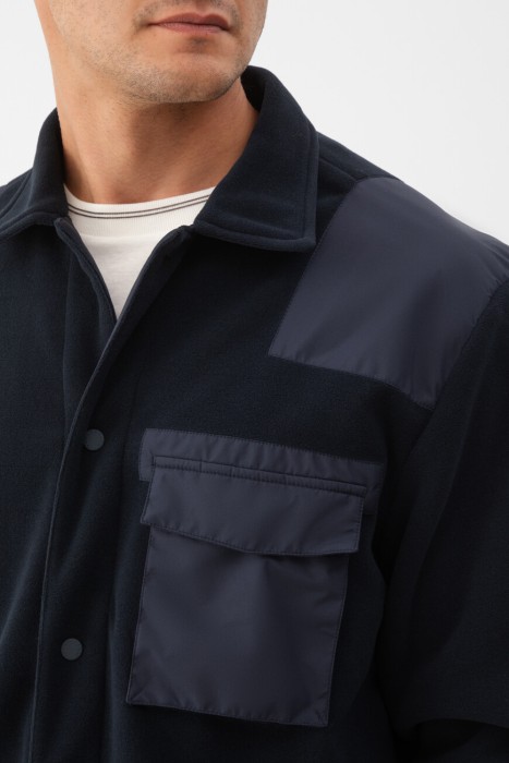 рубашка-овершот  из италии вид сбоку