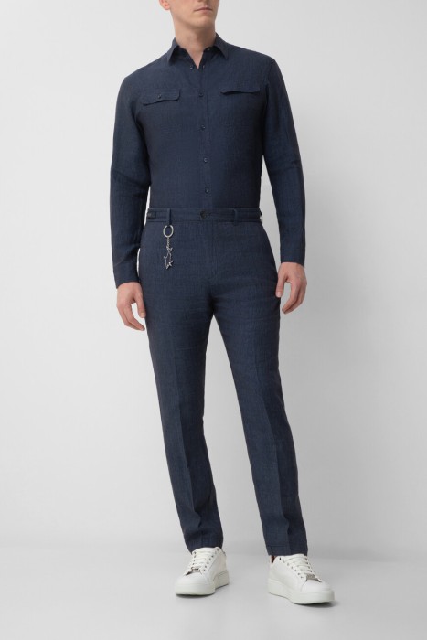 Товар синего цвета с внутренней стороны