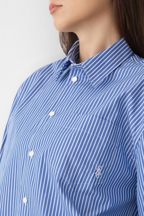 рубашка sporty rich модель src из америки вид сбоку