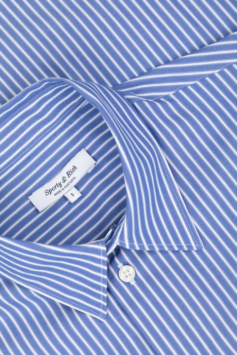 рубашка sporty rich модель src из хлопка спереди