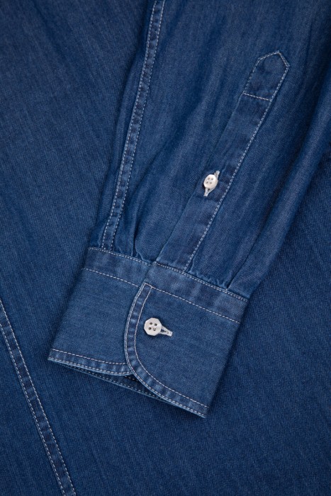 рубашка  классического стиля с лицевой стороны