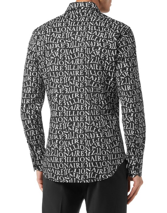 рубашка  из италии вид сбоку