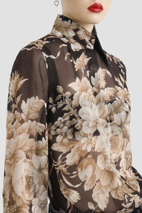 рубашка  из италии вид сбоку