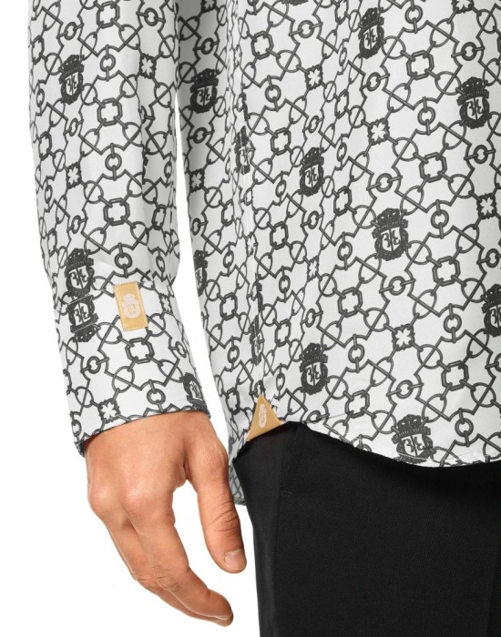 рубашка  из италии вид сбоку