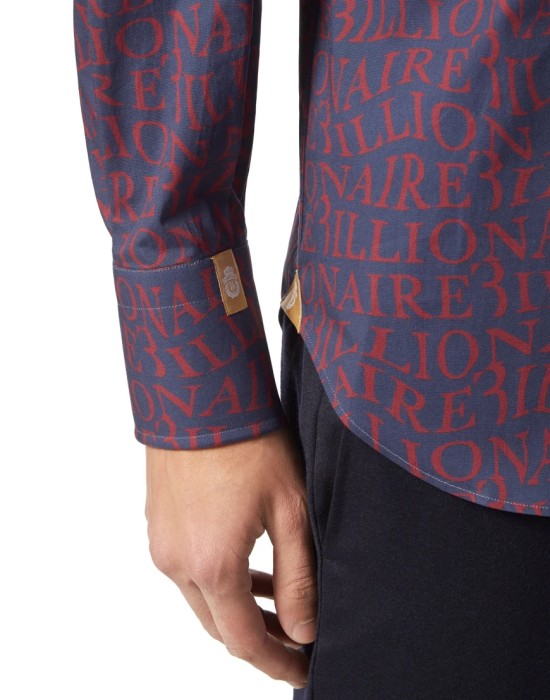 рубашка  из италии вид сбоку