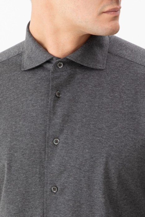 рубашка  из италии вид сбоку