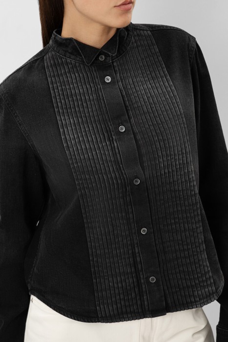 рубашка  из франции вид сбоку