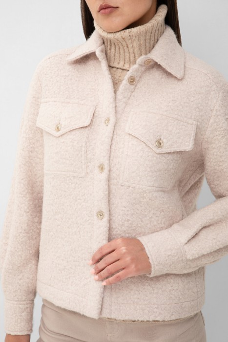 рубашка  из шерсти спереди