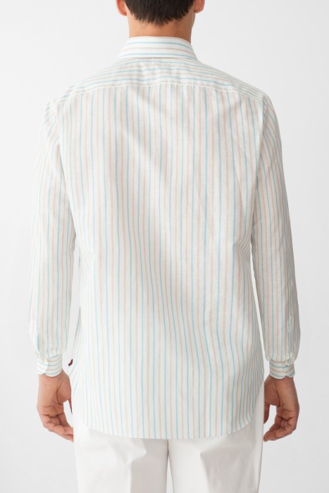 рубашка  от бренда isaia вид слева