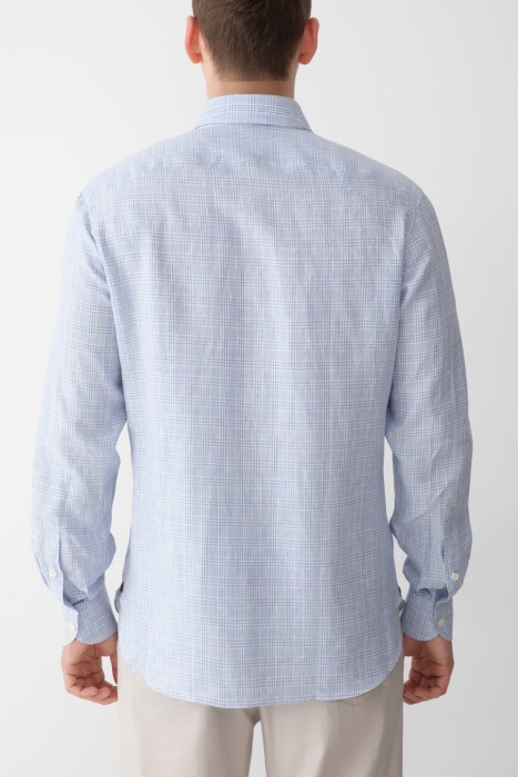 рубашка  от бренда isaia вид слева