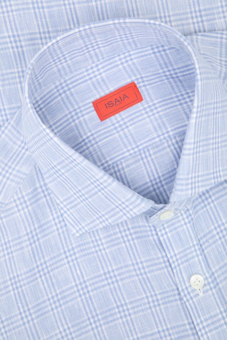 рубашка  из льна спереди