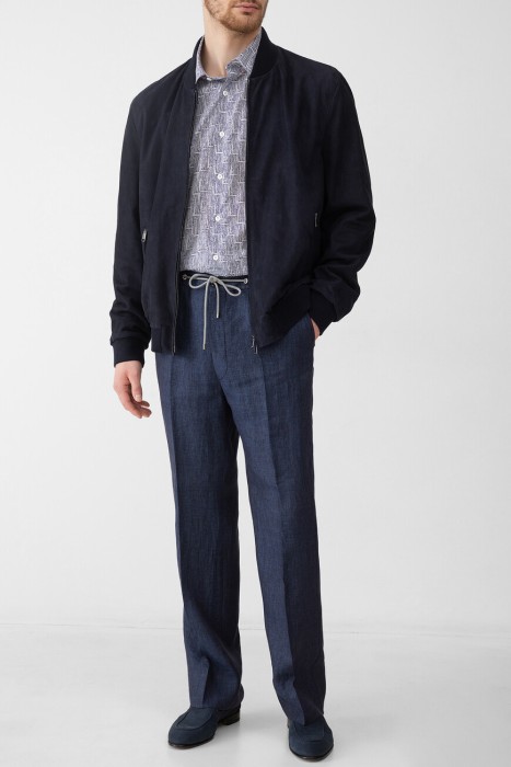 рубашка  из хлопка спереди