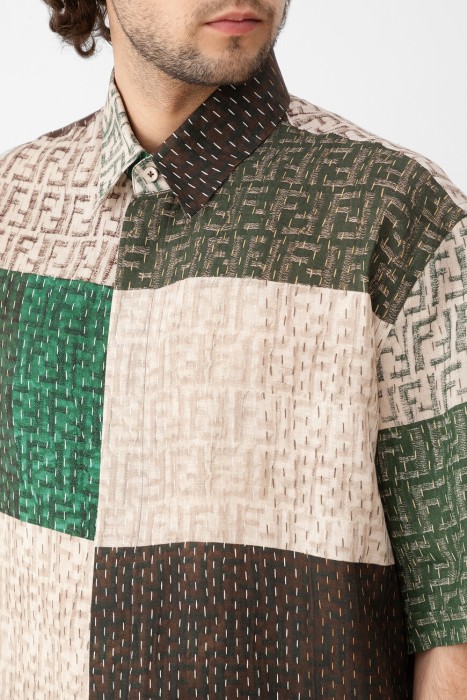 рубашка  из италии вид сбоку