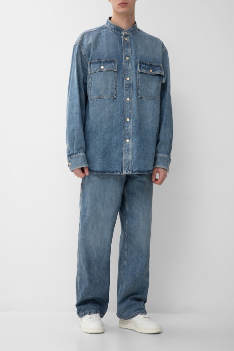 рубашка  из хлопка спереди