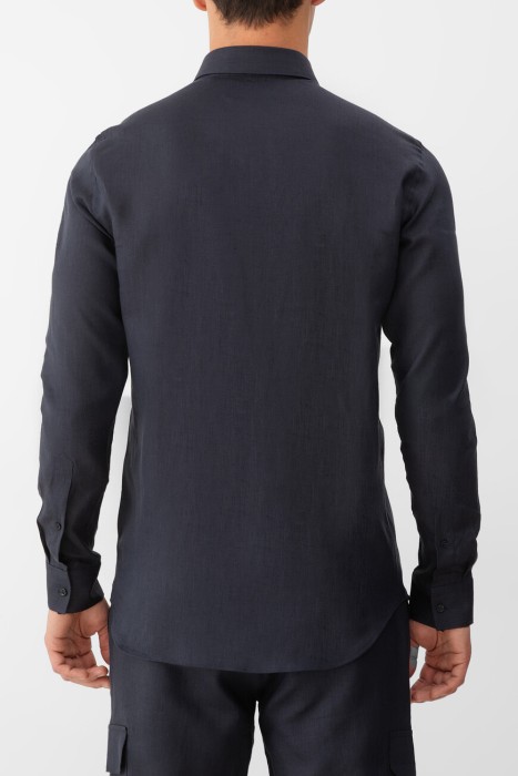 рубашка  от бренда philipp plein вид слева