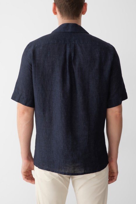 рубашка  от бренда isaia вид слева