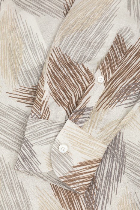 рубашка  универсального стиля с лицевой стороны