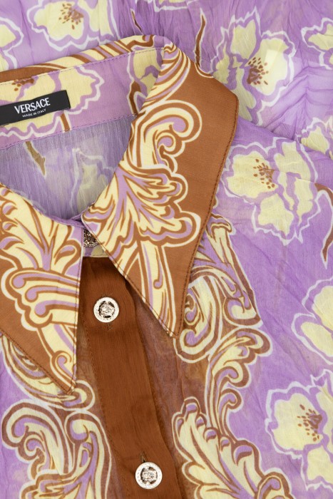 рубашка  из полиэстера спереди