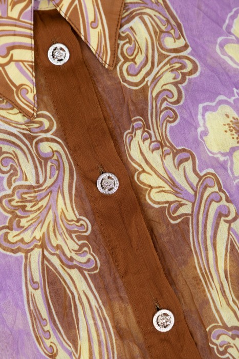 рубашка  универсального стиля с лицевой стороны