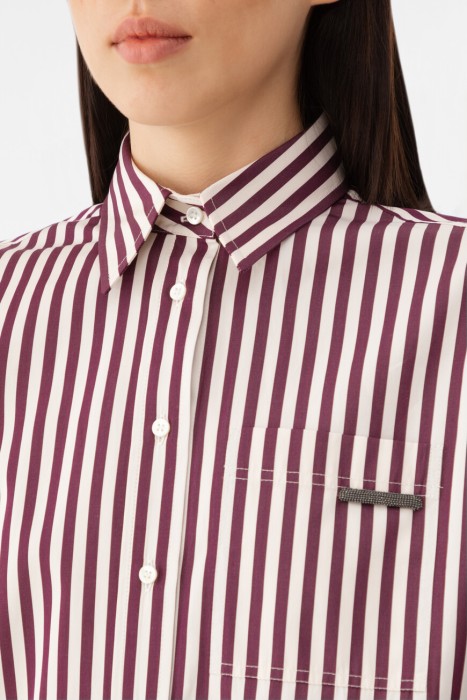 рубашка  из италии вид сбоку