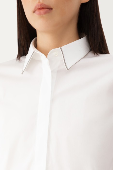 рубашка  из италии вид сбоку