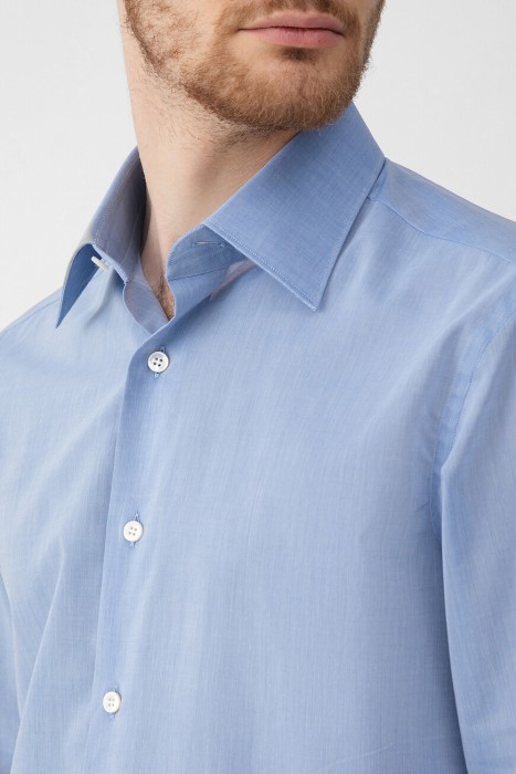 рубашка  из италии вид сбоку