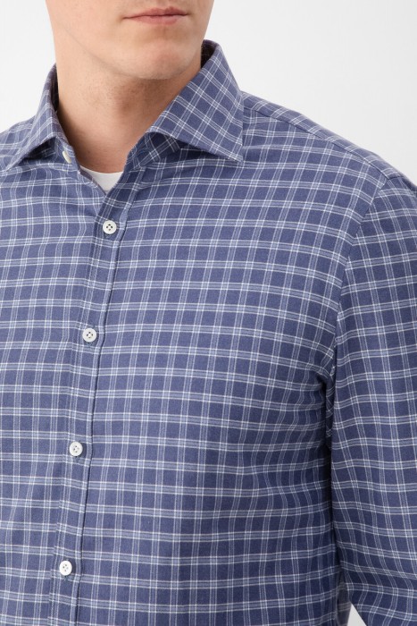 рубашка  из италии вид сбоку