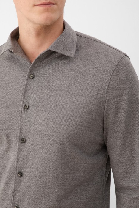 рубашка  из италии вид сбоку