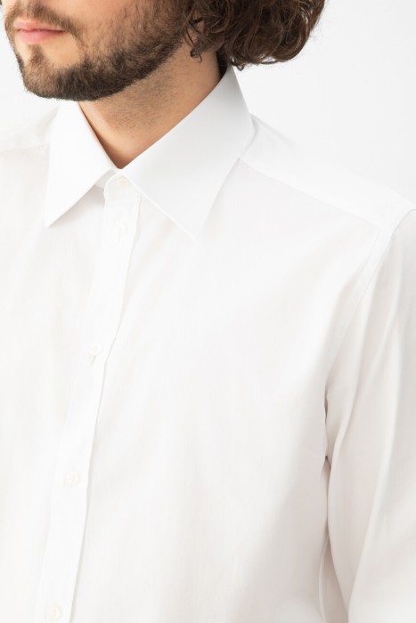 рубашка  из италии вид сбоку