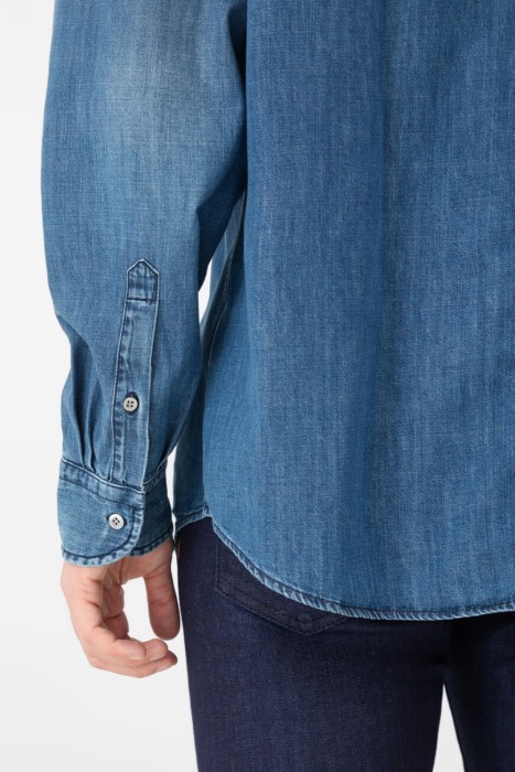 рубашка  из хлопка спереди