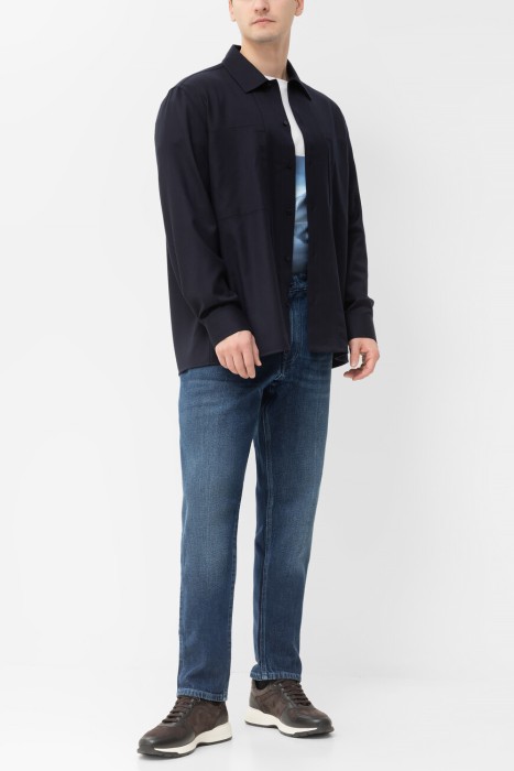 Товар синего цвета с внутренней стороны