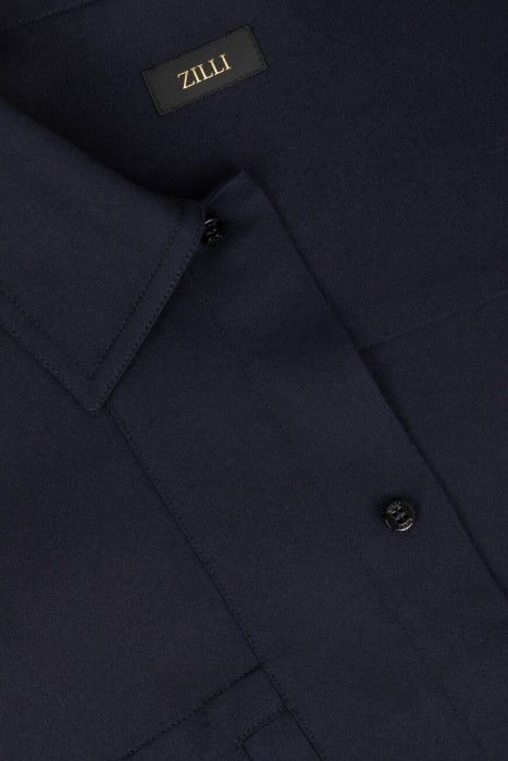 рубашка  из шерсти спереди