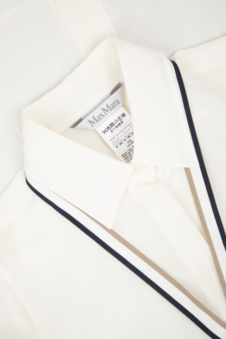 рубашка  из шелка спереди