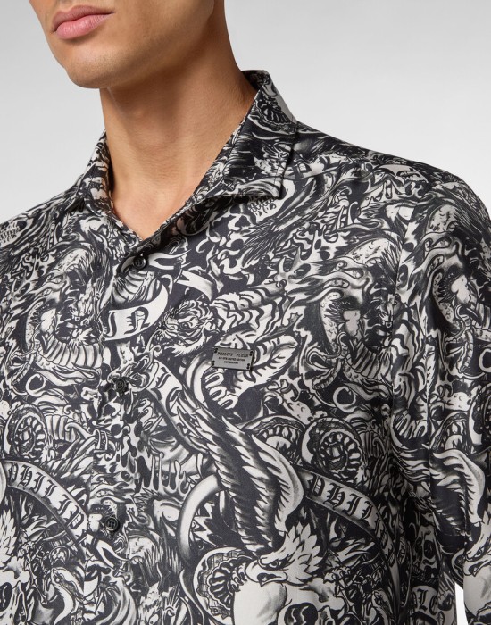 рубашка  из америки вид сбоку