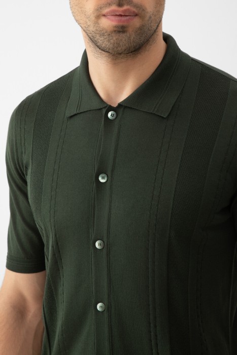 рубашка  из италии вид сбоку